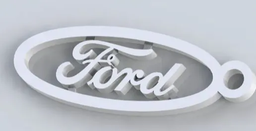 Ford keychain, another view - Car Brand Keychains, Keychains