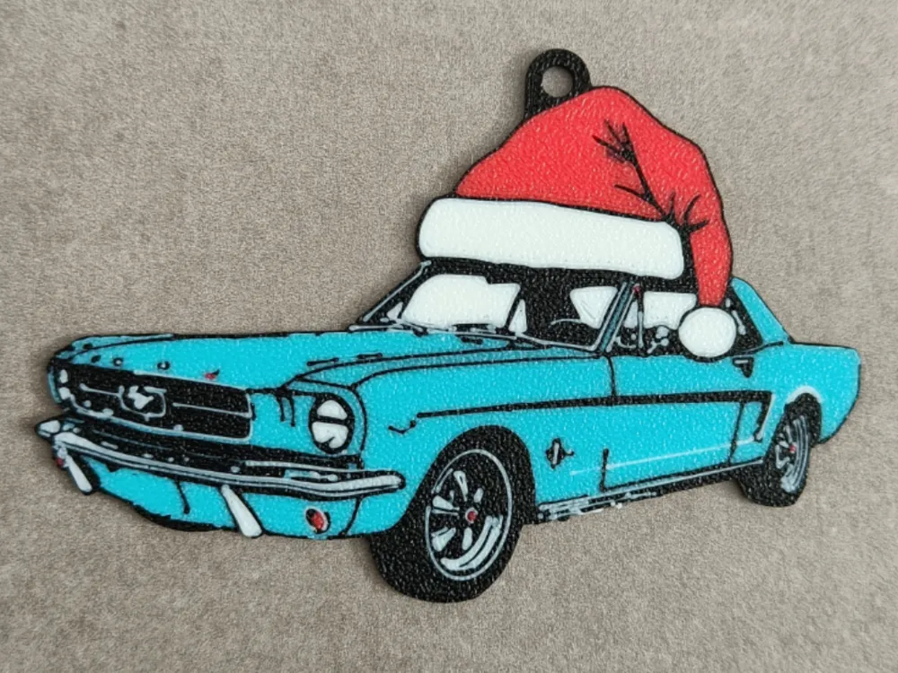 Ford Mustang Christmas ornament