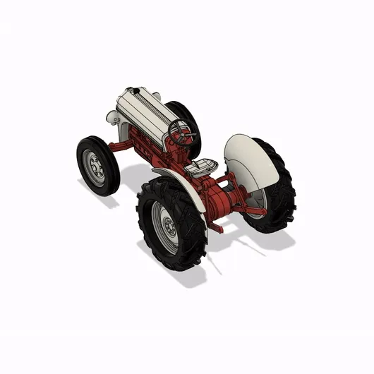 Ford N-series Tractor, photo 2 of 4 - Truck, Bus & Tractor Models, 118scale