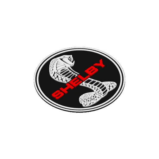 Ford Shelby Logo Multi Color, another view - Car Badges & Emblems, mustang