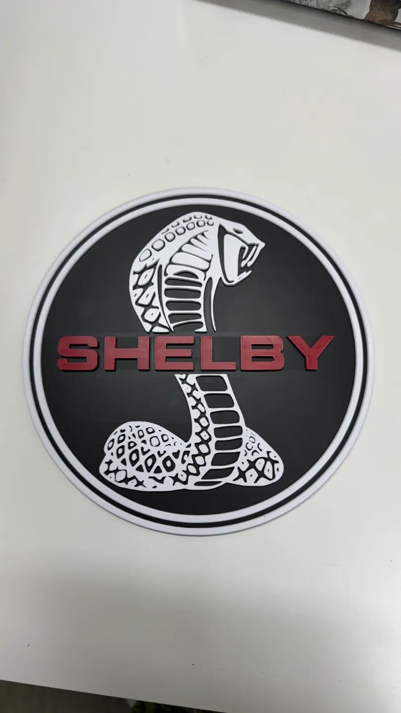 Ford Shelby Logo Multi Color, another view - Car Badges & Emblems, car art