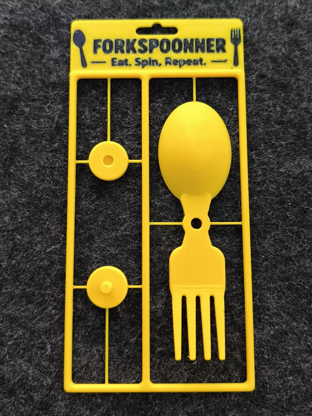 FORKSPOONNER, Fork? Spoon? Spinner? YES. Kit Card, photo 2 of 4 - FORKSPOONNER, Fork? Spoon? Spinner? YES. Kit Card Fidget & Sensory Toys
