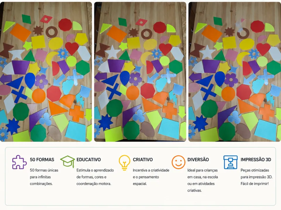 Geometric Shapes Teaching Kit, 50 Pieces - Classroom & Teaching Aids, in stock