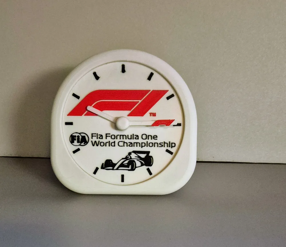 Set F1 Teams, table clock, Ferrari, Mercedes, FIA, photo 3 of 4 - Sports & Team Clocks, clock accessory