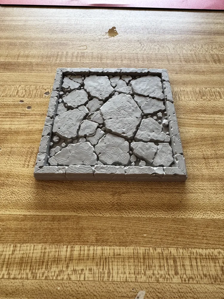 Fractured Flagstone Tile, photo 3 of 4 - Fractured Flagstone Tile Tools & Workshop