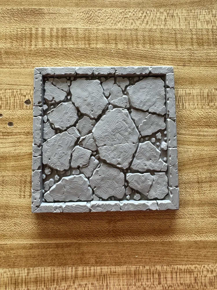 Fractured Flagstone Tile, photo 4 of 4 - Fractured Flagstone Tile Tools & Workshop
