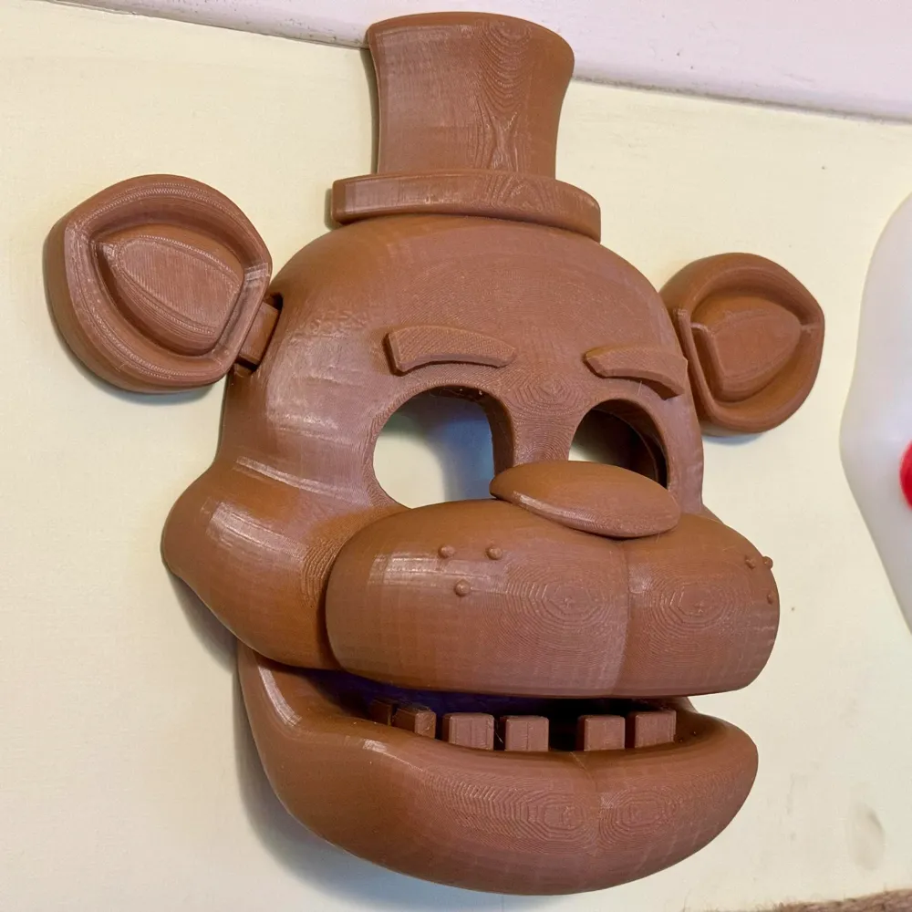 Freddy Fazbear Mask - Wall Mounted