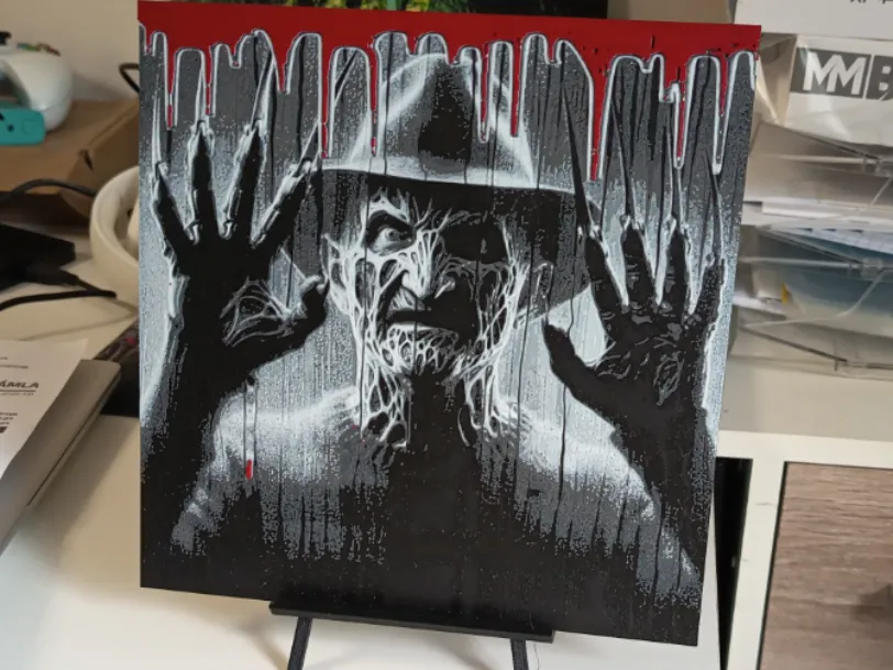 Freddy Krueger Slasher Horror Hueforge, photo 4 of 4 - Freddy Krueger Slasher Horror Hueforge Home Decor Items