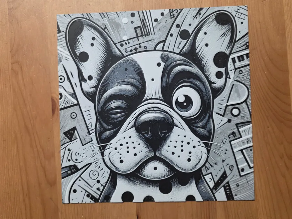 French Bulldog Hueforge