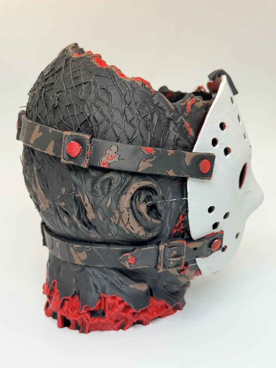 Friday 13th Mask Candy Bowl & Desk Organizer, photo 3 of 5 - Skull & Horror Masks, halloween 2026