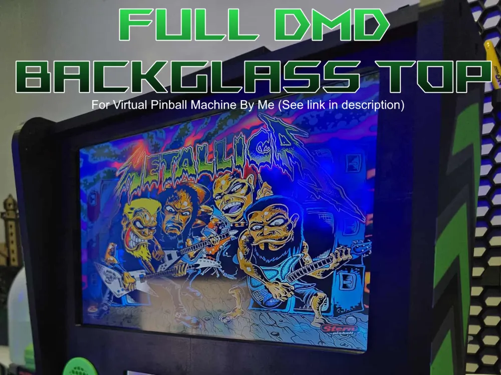 Full DMD Backglass Top