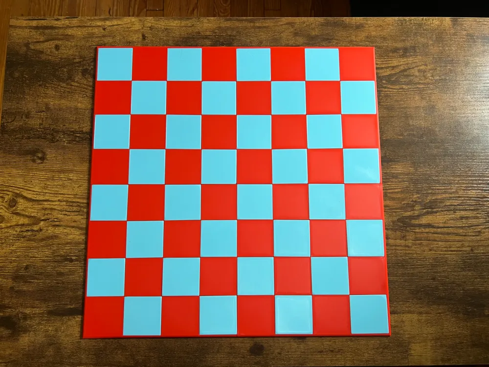 Full Size Chess Board | Easy to Assemble, photo 2 of 4 - Chess Sets & Pieces, game