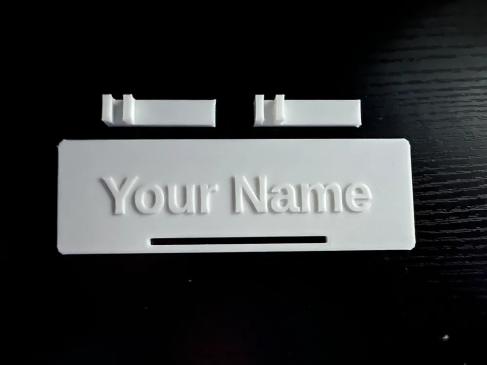 Fully Customizable Name Plate, photo 4 of 4 - Name Plates, small