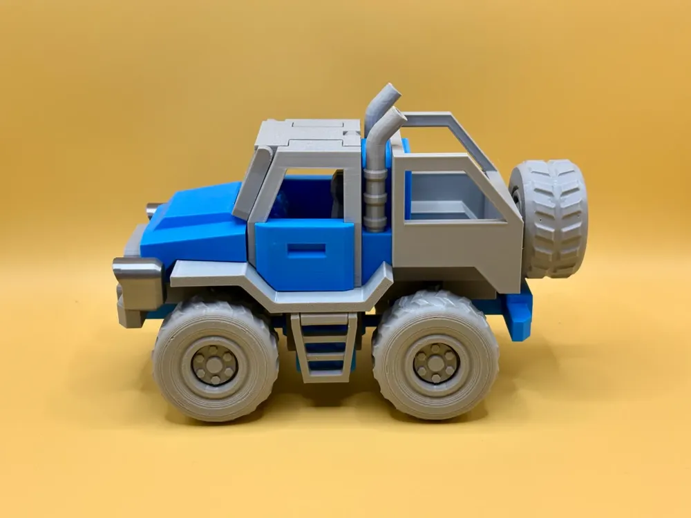 Snap-Together Jeep Toy, photo 2 of 4 - Truck, Bus & Tractor Models, car
