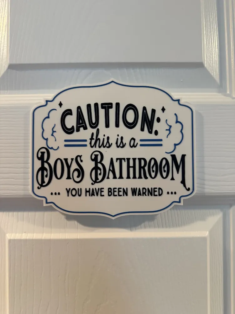 FUNNY BATHROOM SIGNS, photo 3 of 4 - FUNNY BATHROOM SIGNS Generative Art