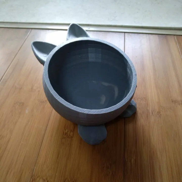Funny cat bowl, photo 2 of 4 - Cat Bowls & Feeders, animal