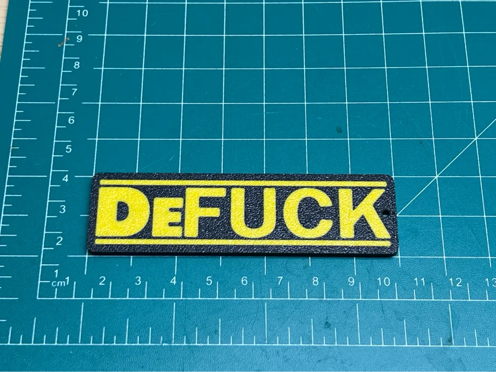Funny Dewalt Keychain DeF*%#, photo 3 of 4 - Funny Dewalt Keychain DeF*%# Generative Art