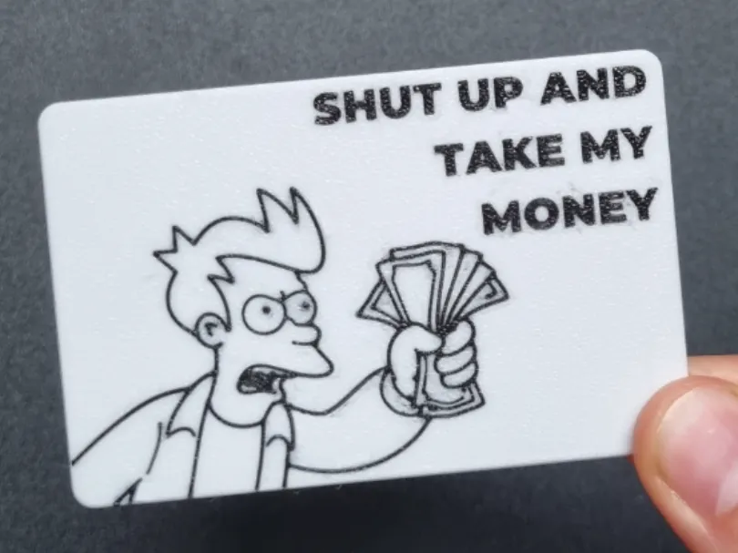 Futurama Card Holder, contactless payment, photo 4 of 4 - Futurama Card Holder, contactless payment Household