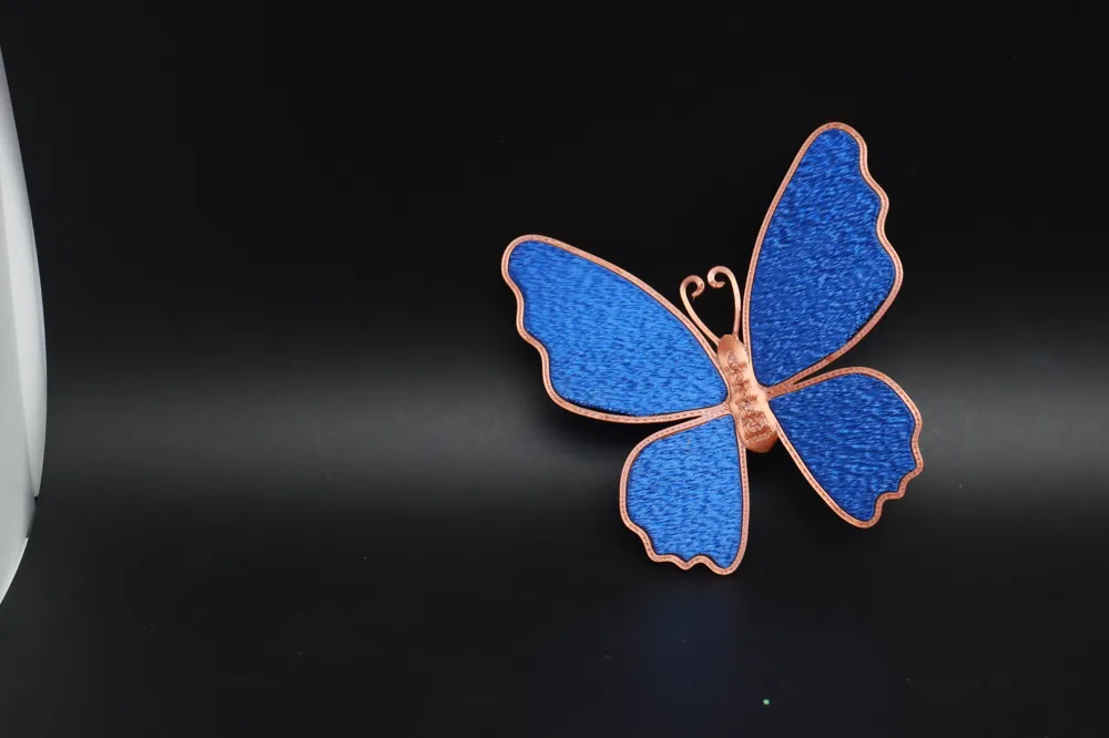 Fuzzy Butterfly Brooch, photo 2 of 4 - Fuzzy Butterfly Brooch Fashion