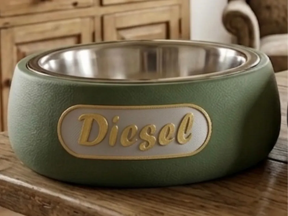 Fuzzy pet bowl