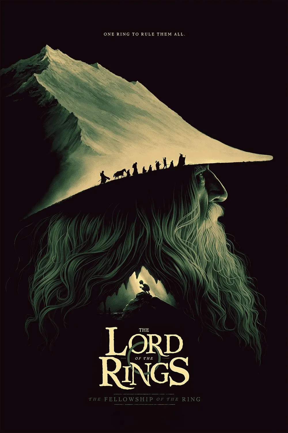 Gandalf Lord of the Rings Hueforge, photo 2 of 3 - Gandalf Lord of the Rings Hueforge Generative Art