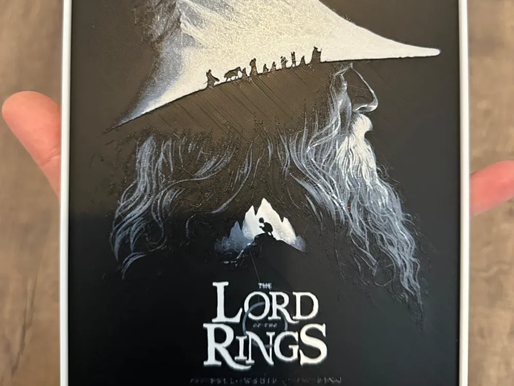 Gandalf Lord of the Rings Hueforge - Photo Art & Lithophanes, in stock in India