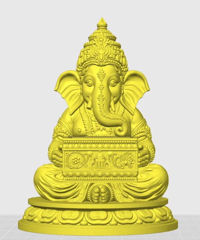 Ganesha thiruneer box ( chaturthi special ), photo 2 of 4 - Ganesha thiruneer box ( chaturthi special ) Art