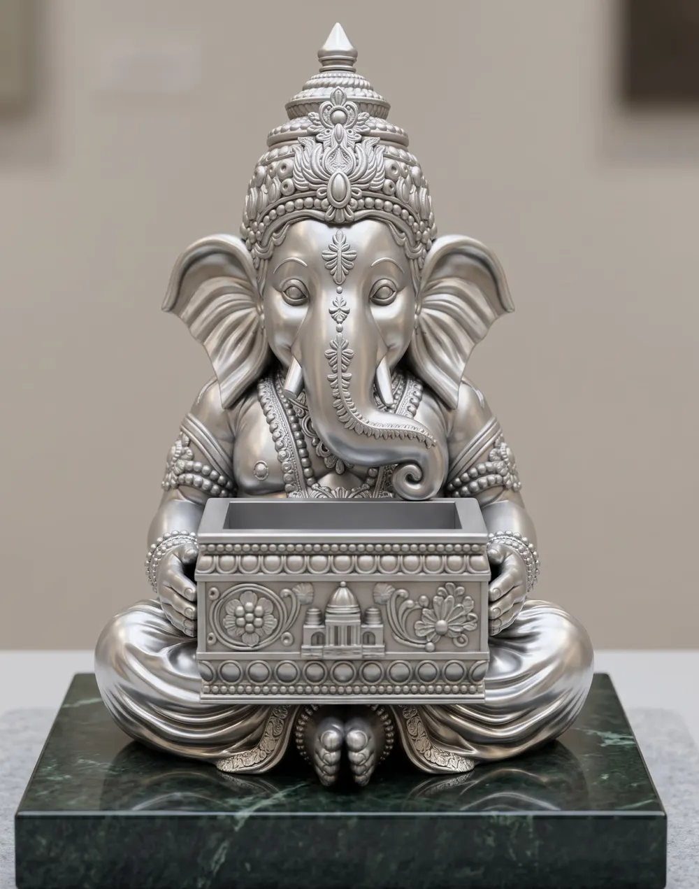Ganesha thiruneer box ( chaturthi special ), photo 4 of 4 - Ganesha thiruneer box ( chaturthi special ) Art