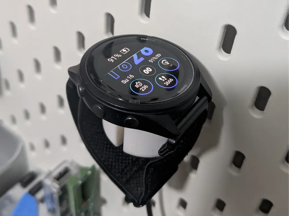 Garmin Watch Charging Dock for IKEA Skadis