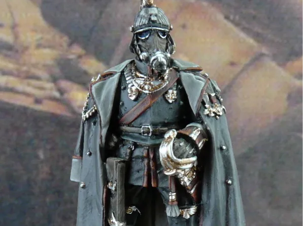 Gas mask commander!