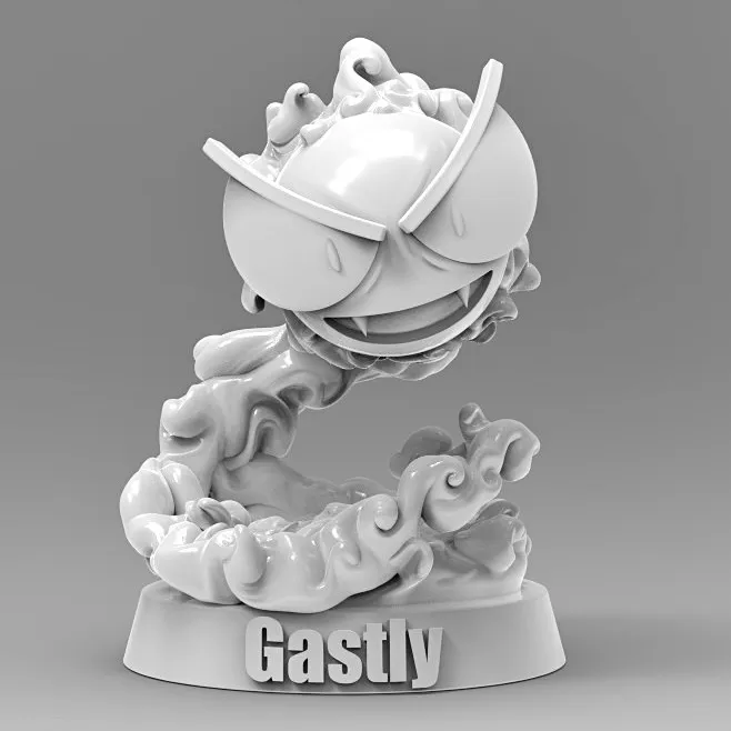 Gastly 3D Pokémon Pokemon Figure Pokemon, photo 4 of 4 - Gastly 3D Pokémon Pokemon Figure Pokemon Toys & Games