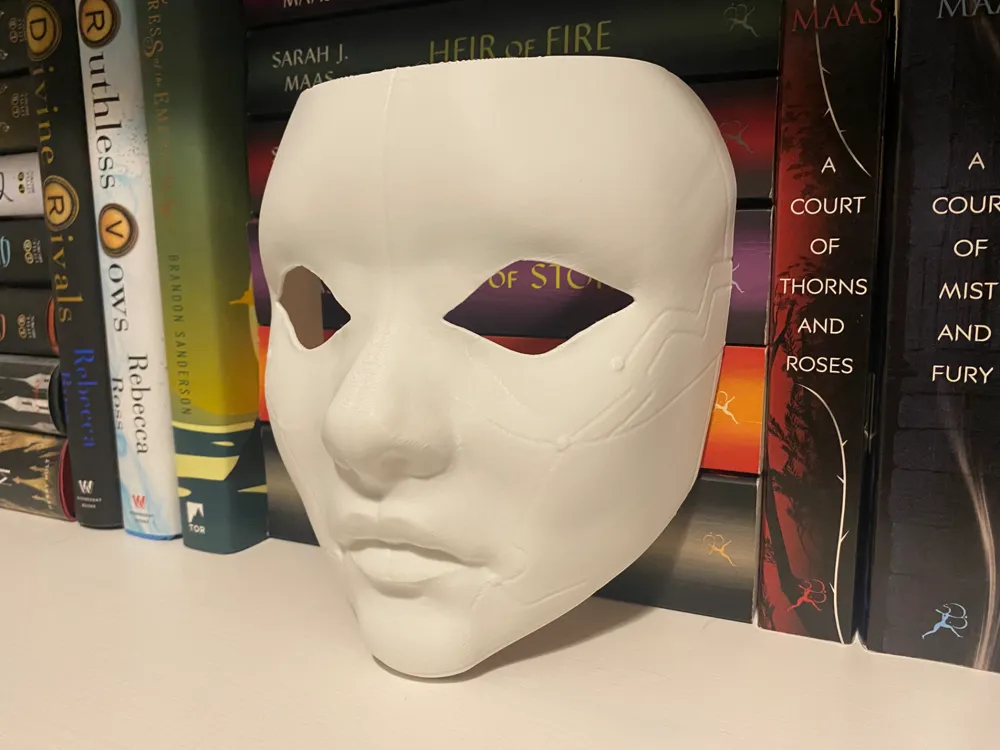 Geisha Assassin Mask, Ghost in the Shell, photo 2 of 4 - Skull & Horror Masks, masks