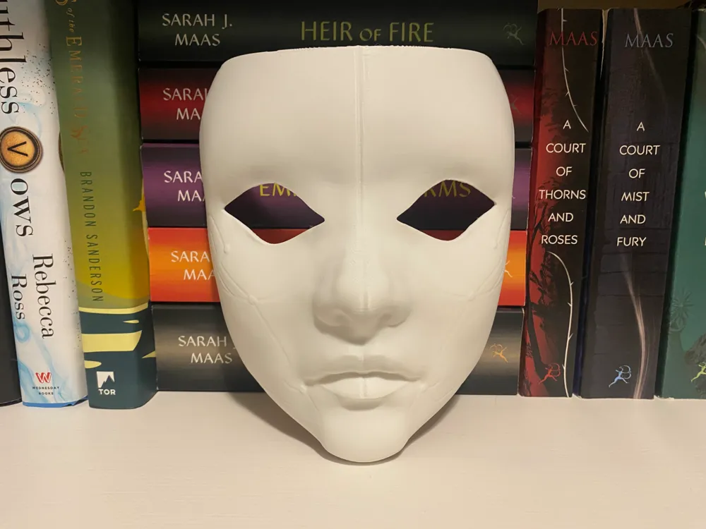 Geisha Assassin Mask, Ghost in the Shell, photo 3 of 4 - Skull & Horror Masks, giesha