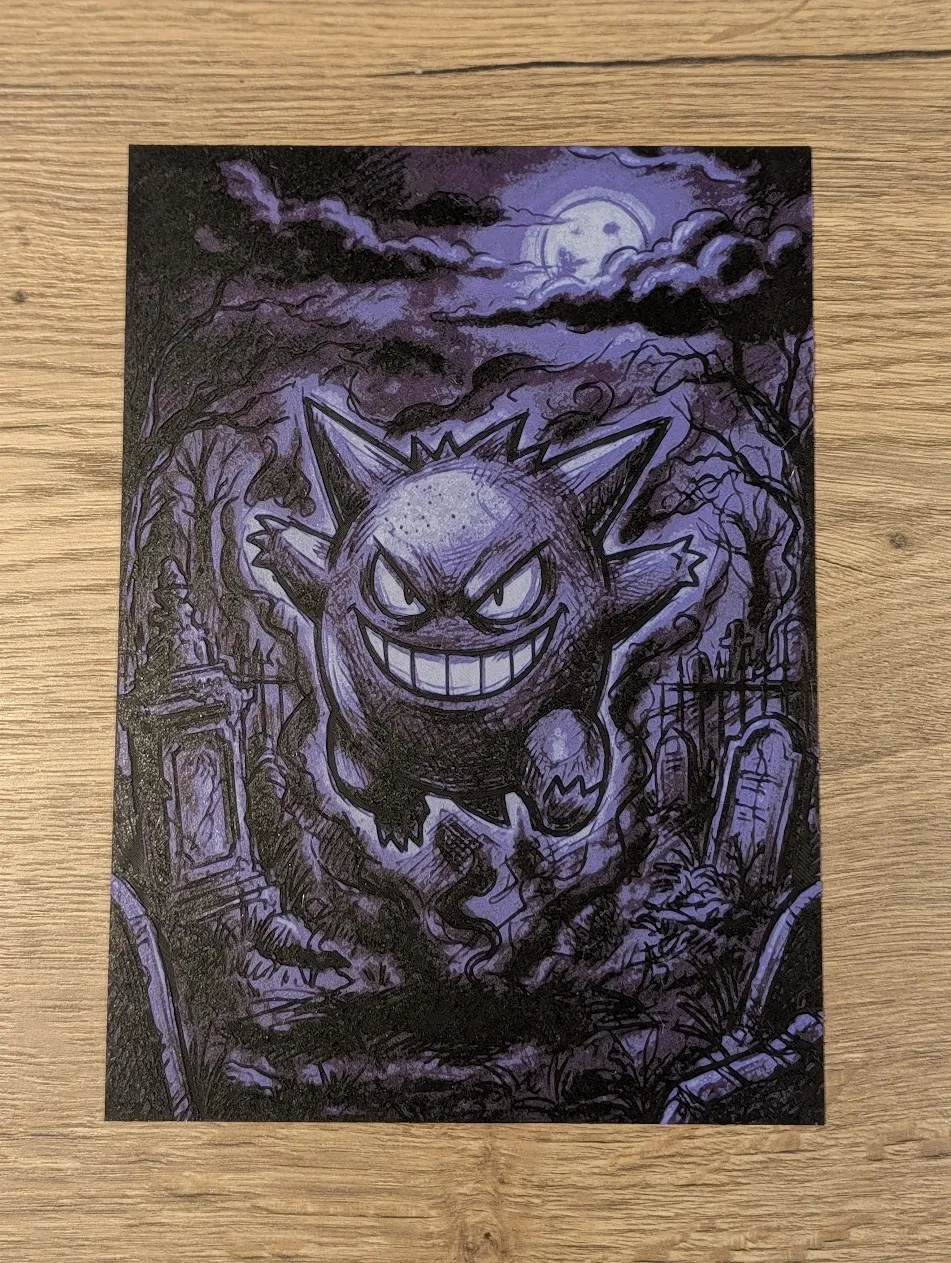 Gengar Hueforge & Frame, photo 2 of 4 - Gengar Hueforge & Frame Generative Art