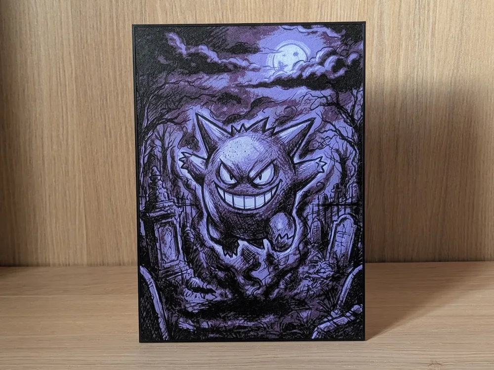Gengar Hueforge & Frame - Photo Art & Lithophanes, in stock in India