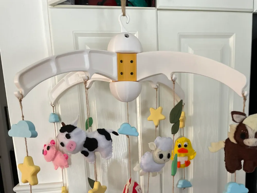Gentle Rotating Baby Mobile