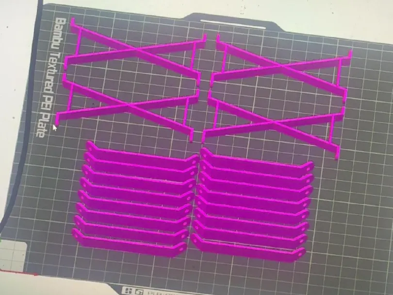 GFRP wing supports