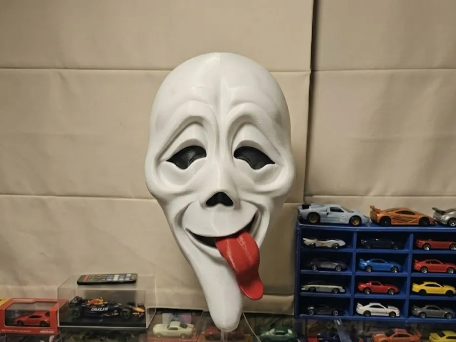 Ghost Face Scary Movie Mask WAZZUP, photo 3 of 4 - Ghost Face Scary Movie Mask WAZZUP Props & Cosplay