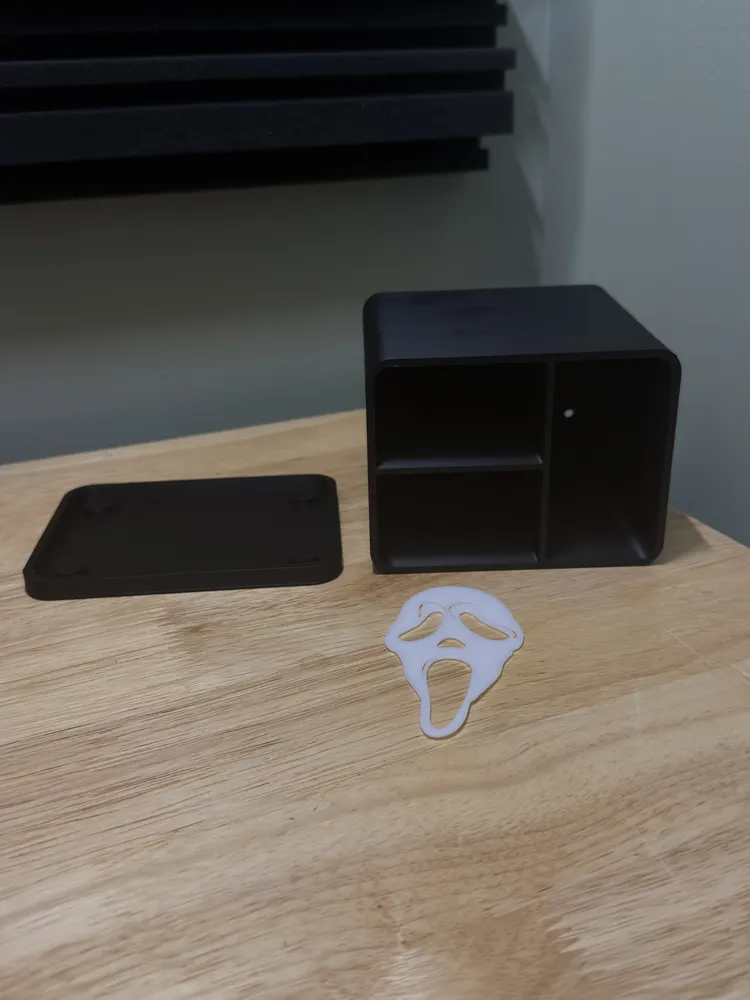 Ghost Face Toothbrush Holder | Removable Drip Tray, photo 3 of 4 - Ghost Face Toothbrush Holder | Removable Drip Tray Household