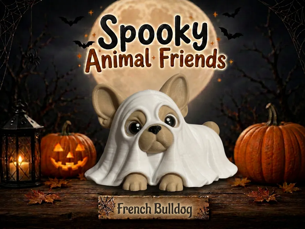 Ghost French Bulldog Spooky Animal Friends - Festivities, in stock in India