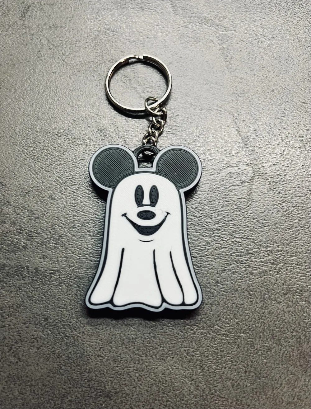 Ghost Mouse Keychain, photo 2 of 4 - Ghost Mouse Keychain Generative Art