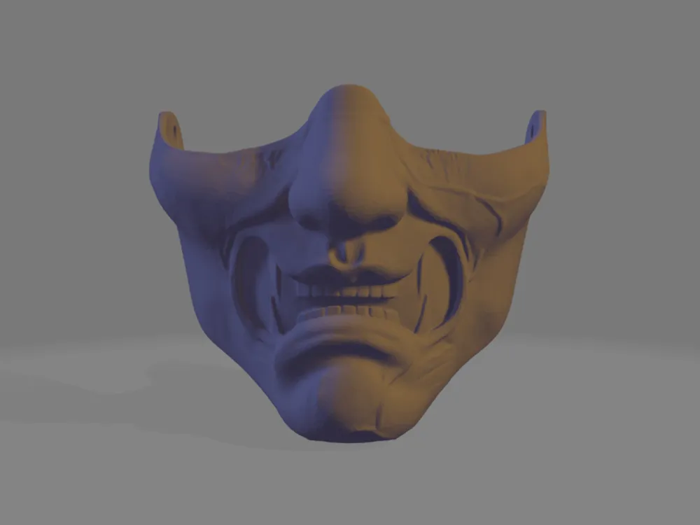 Ghost of Yotei Oni Mask, photo 4 of 4 - Ghost of Yotei Oni Mask Props & Cosplay