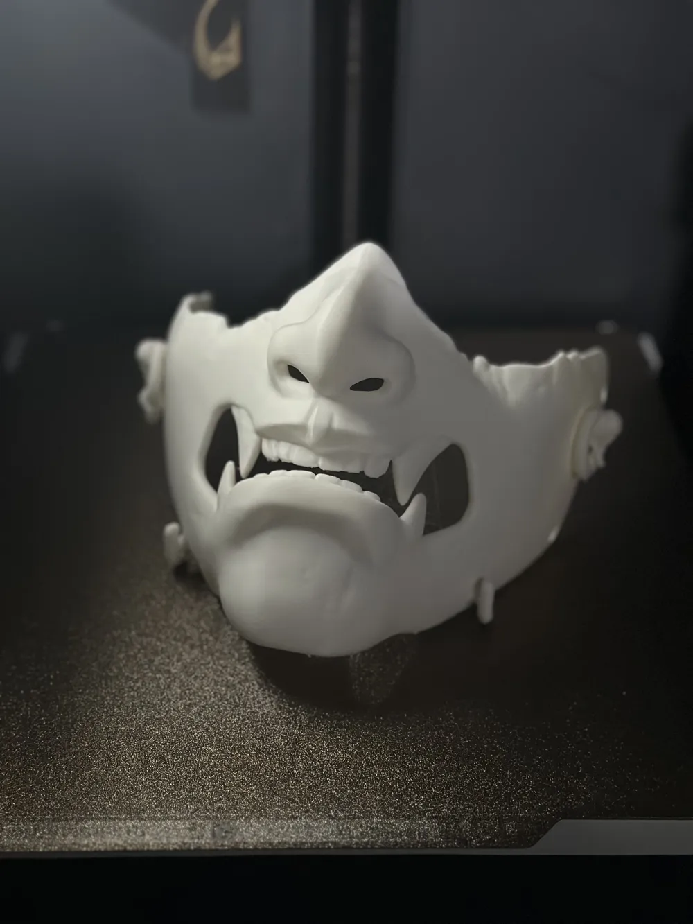 Ghost of Yotei Oni Mask V2, photo 4 of 4 - Ghost of Yotei Oni Mask V2 Props & Cosplay