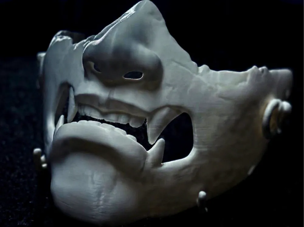 Ghost of Yotei Oni Mask V2