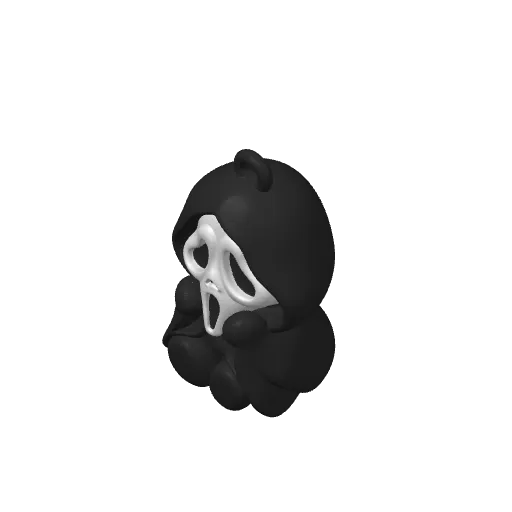 Ghostface keychain, photo 4 of 4 - Ghostface keychain Miniatures