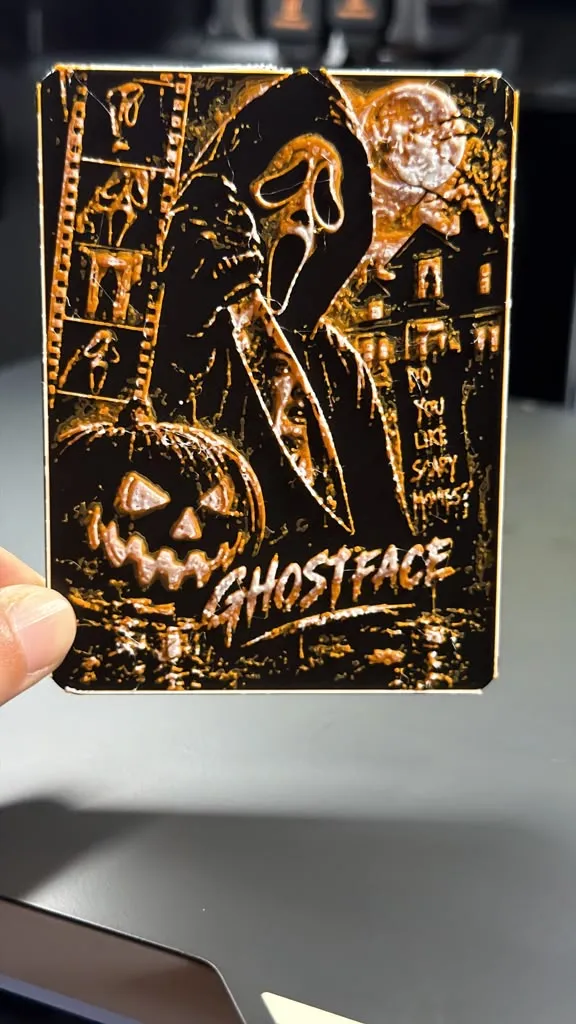Ghostface Scream Halloween Card, photo 3 of 4 - Ghostface Scream Halloween Card Toys & Games