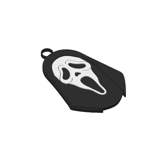 Ghostface Scream Halloween Hype Chain, photo 3 of 3 - Ghostface Scream Halloween Hype Chain Household