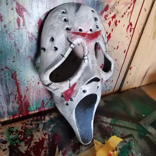 Ghostface x Jason Mask, photo 3 of 4 - Ghostface x Jason Mask Props & Cosplay