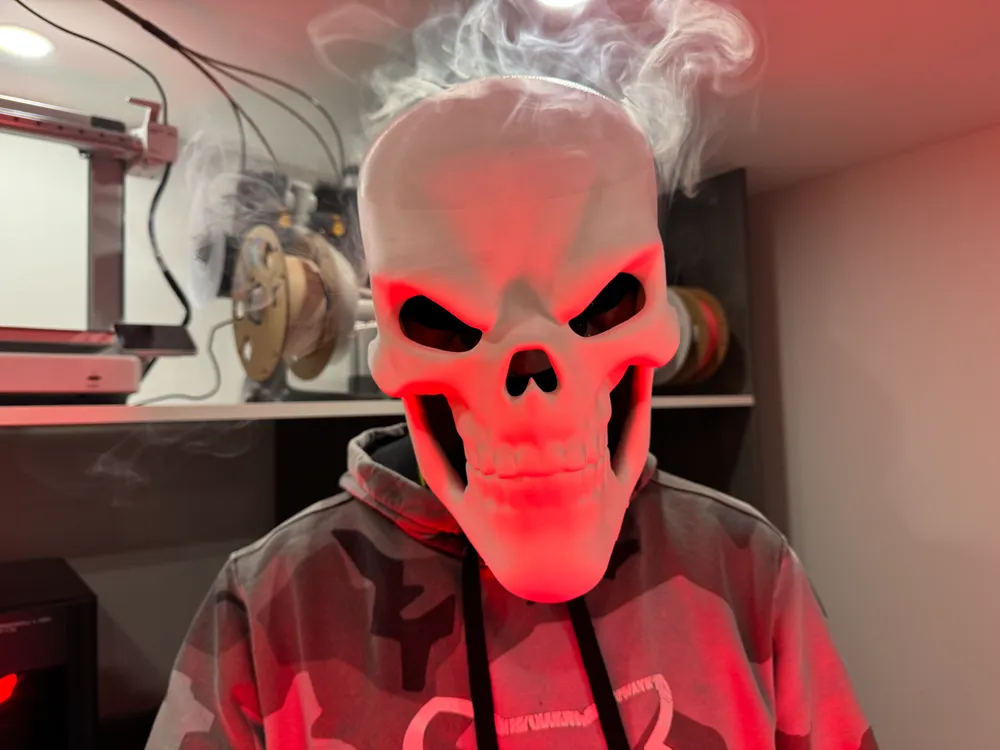 Ghostrider (Fan Art) Cosplay Mask, photo 2 of 4 - Skull & Horror Masks, cosplay accessories