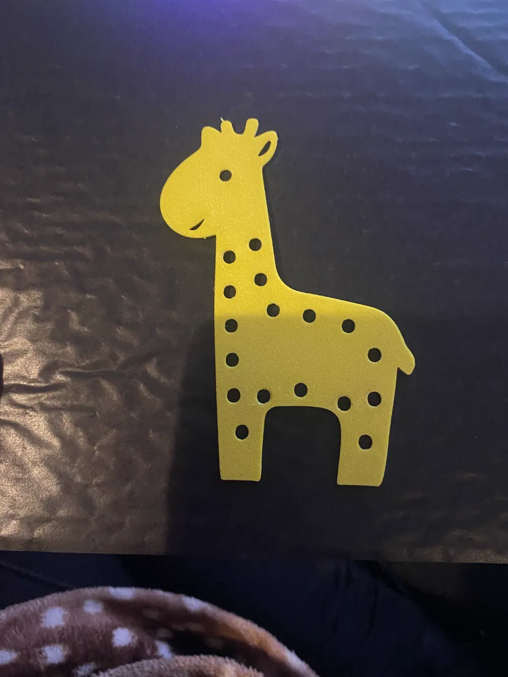 giraffe kids lace toy, photo 2 of 4 - giraffe kids lace toy Figurines & Collectibles